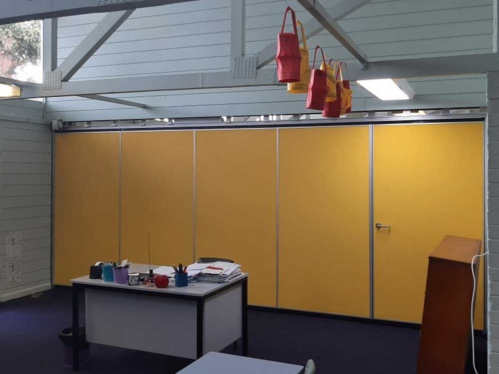 Bildspec supplied acoustic moveable walls to Ermington Public School