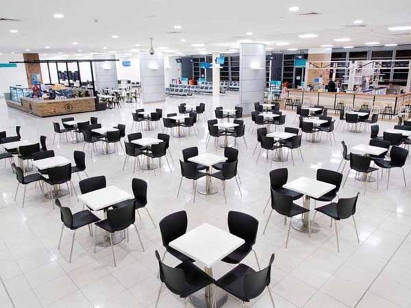 ARDEX products were specified for the tiling throughout the expansion at Newcastle Airport
