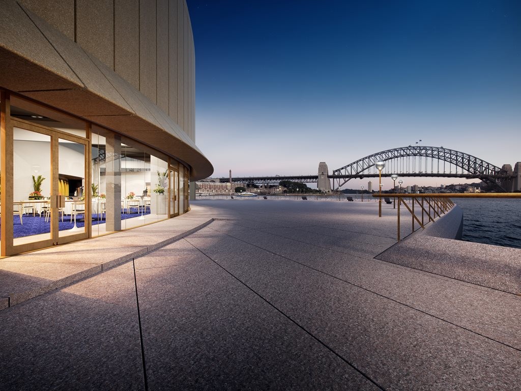 The new Function Centre will open up views to Sydney Harbour. Image: Sydney Opera House
