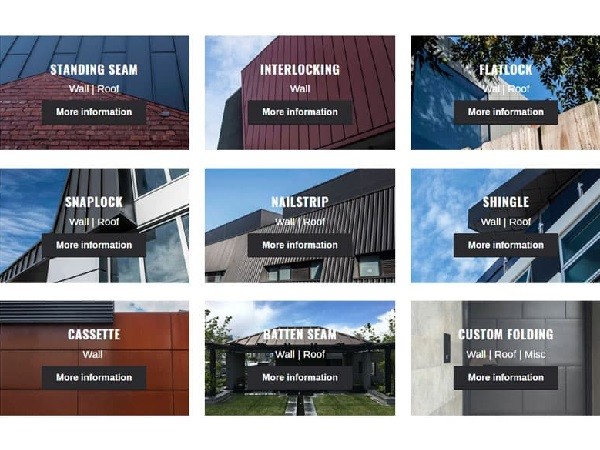 Specifying metal cladding
