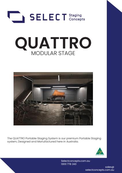 Select Staging Concepts Quattro Stage Flyer