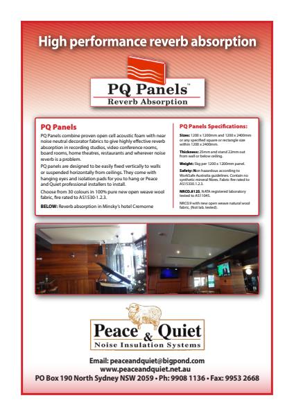 ​PQ Panels Brochure from Peace and Quiet Insulation  