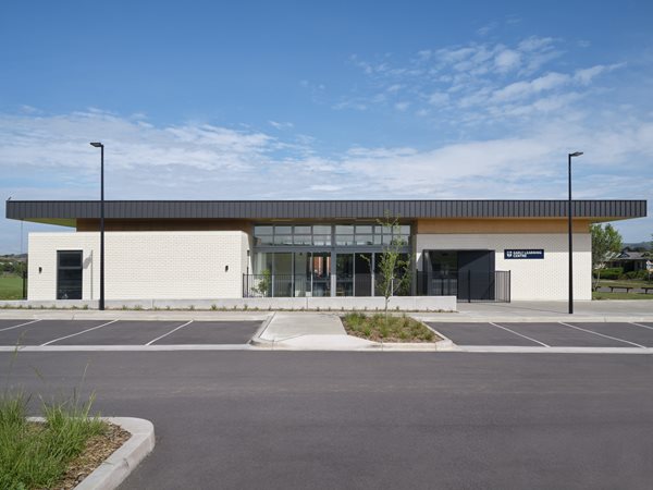 The centre’s design is driven by the pedagogical strategy that a child’s environment is fundamental to their development, incorporating indoor/outdoor connections, rhythm and movement, warmth, accessible scale and flexibility.