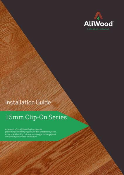 AliWood 15mm Clip-On Series Installation Manual