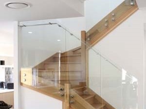 Glass staircase
