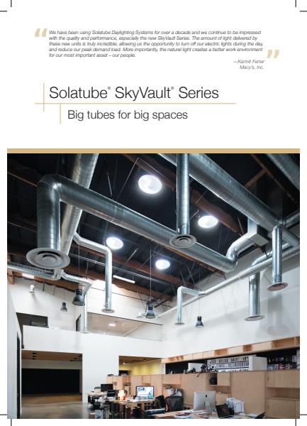 Solatube SkyVault Series Brochure