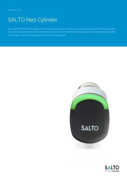 Salto Neo Cylinder Brochure