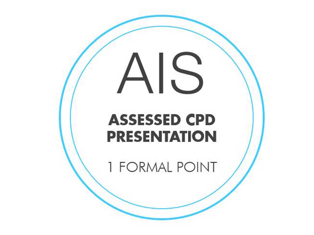 All of Galvin’s presentations have been assessed by AIS 