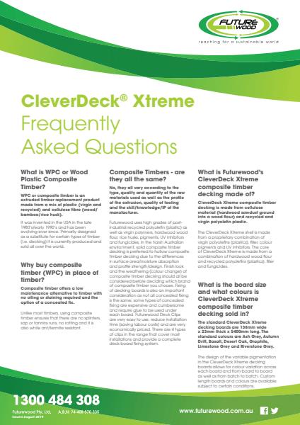 CleverDeck Xtreme FAQ