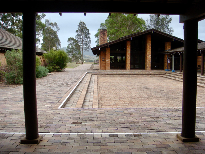 Tocal College exterior courtyard
