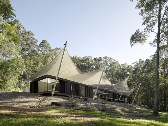 Tent House exterior