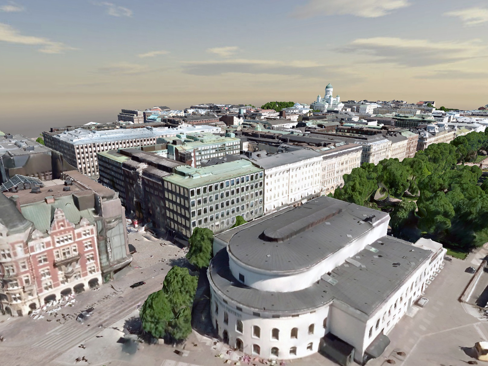 Helsinki used Bentley applications to create a reality mesh and a CityGML intelligent model of the city. Image: Supplied
