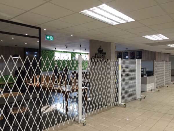 One of 4 ATDC expandable security door installations at Port Moresby International Airport, Papua New Guinea