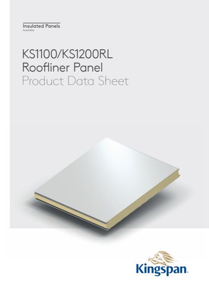 KS1100/1200RL Roofliner Panel Data Sheet