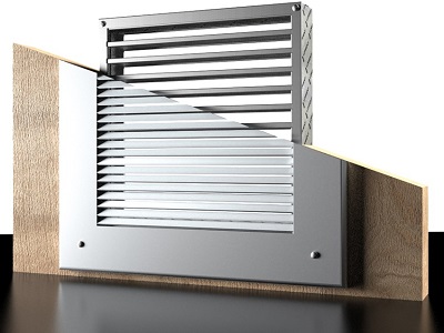 LVH intumescent air transfer grilles
