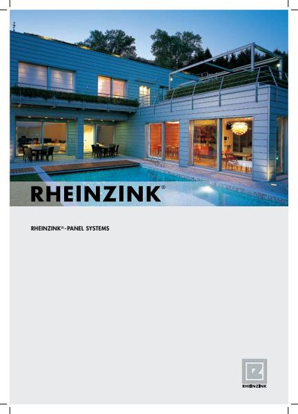 Rheinzink panel systems brochure