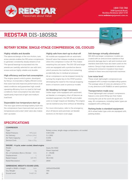 Redstar Compressor Box 180SB2