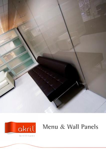 Wall Panels and Menu Boards Brochure 