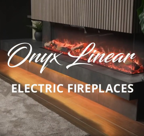 Onyx premium electric fireplace