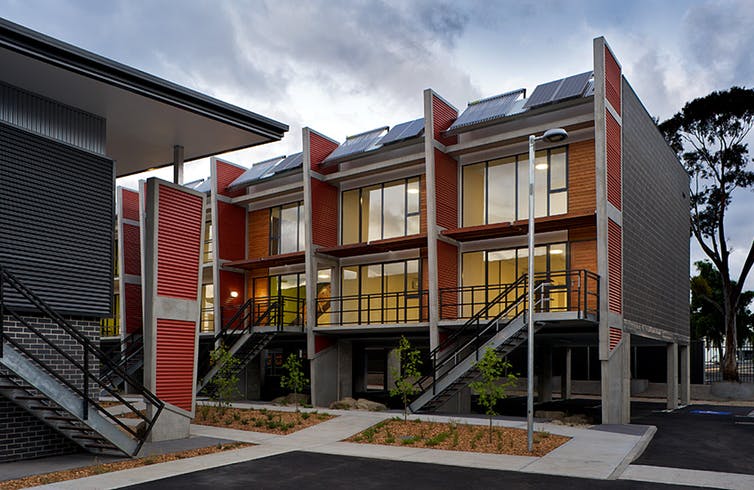 Energy efficient social housing in Tasmania. Xsquared, Hobart, Author provided