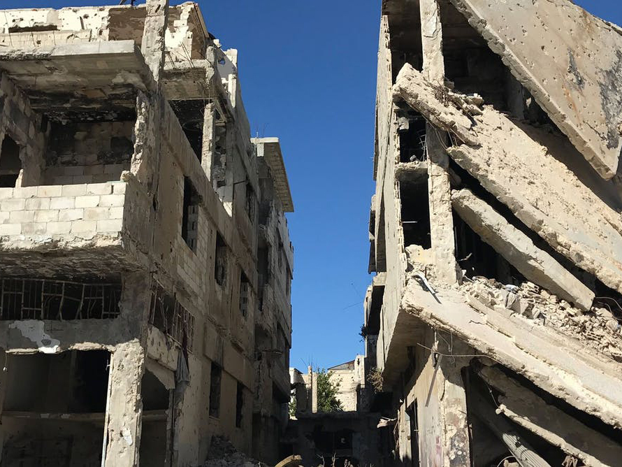 Destruction in Homs. Majd Murad, Author provided

