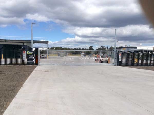 Perimeter protection with Magnetic&rsquo;s boom gates and cantilever gate
