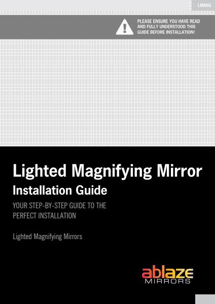 Ablaze Mirrors installation guide