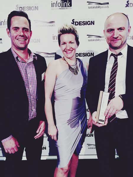 The Burnley Living Roofs project won the BPN Sustainability Award for landscape design