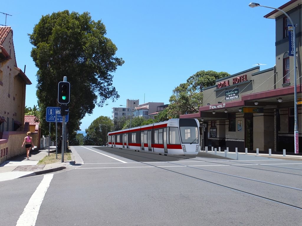 Waverley Council is currently investigating the feasibility of a light rail corridor from Bondi Junction to Bondi Beach in the next 10 to 15 years. Image: Alt Media
