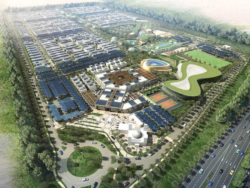 An artist&#39;s impression of the Dubai Sustainable City project.&nbsp;
