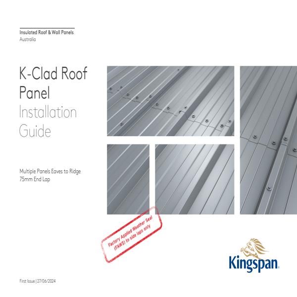 75mm K-Clad Roof Installation Guide