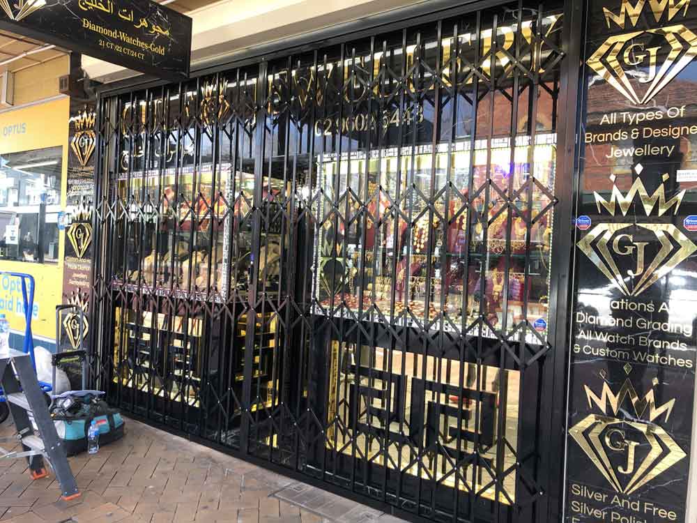 ATDC’s security barriers at Gulf Jewellery
