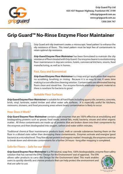 GripGuard Enzyme Brochure
