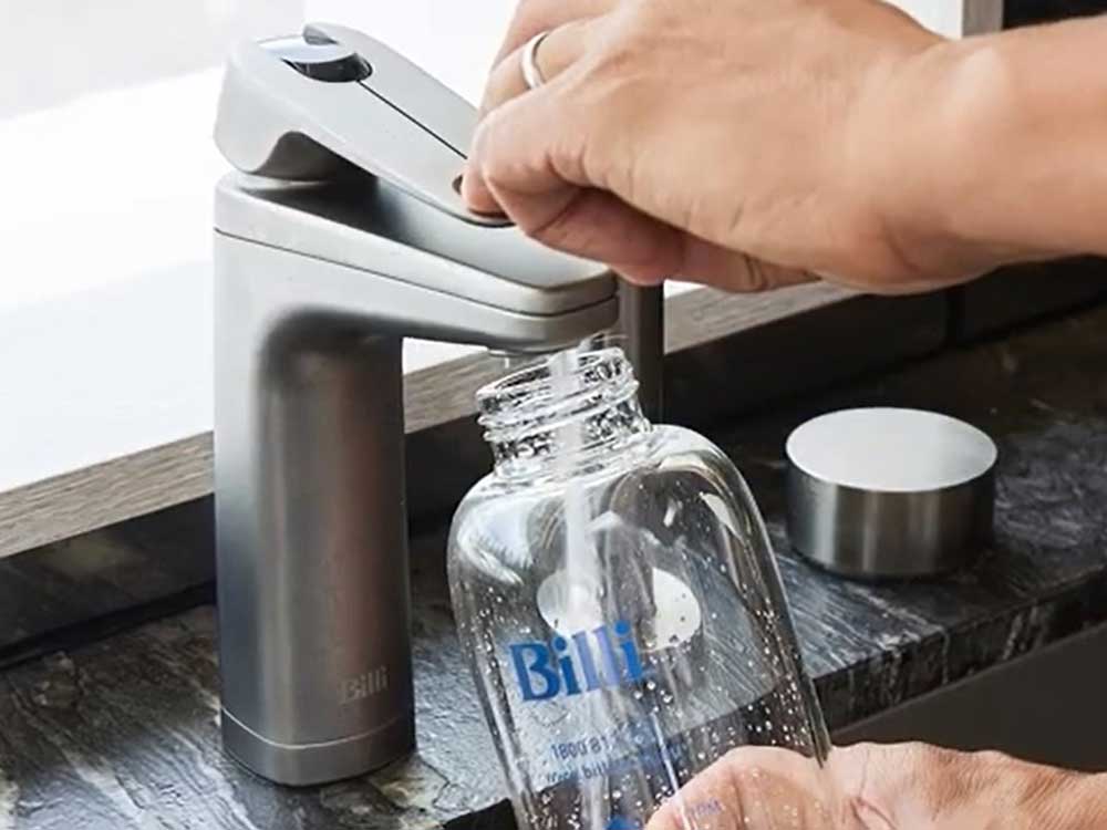 Billi’s Quadra instantaneous Boiling & Chilled filtered drinking water system