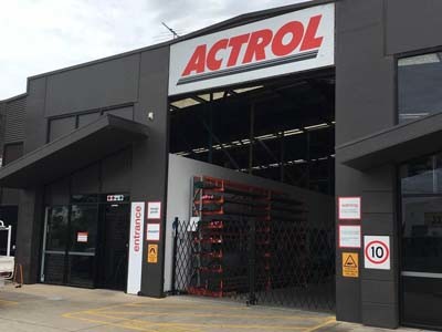 ATDC&rsquo;s retractable barriers at Reece&#39;s Actrol facility
