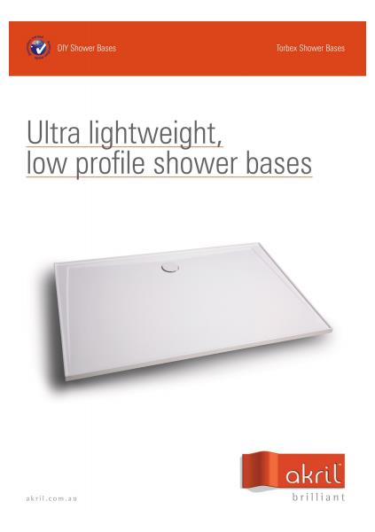 Akril SMC Shower Base Brochure