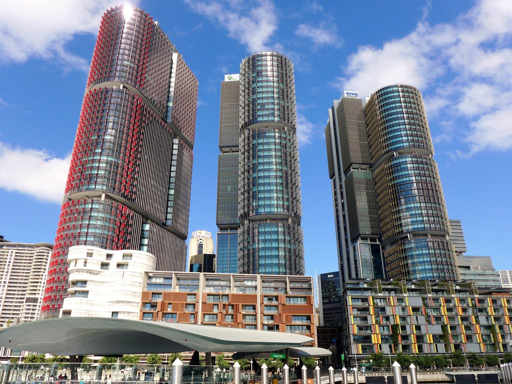 The International Towers at Barangaroo, Sydney. Image: Wikimedia Commons
