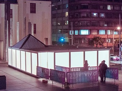 Plexiglas Satin Ice sheets featured at Sydney Vivid Festival
