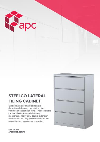 APC Steelco Lateral Filing Cabinet