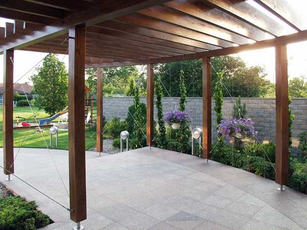 The Jakob Green Solutions range was specified for this pergola