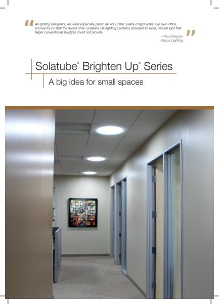 Solatube Brighten Up Series Brochure