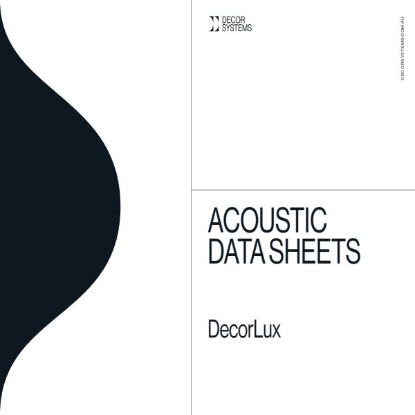 DecorLux Acoustic Data