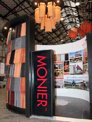 Monier’s stand at Sydney InDesign