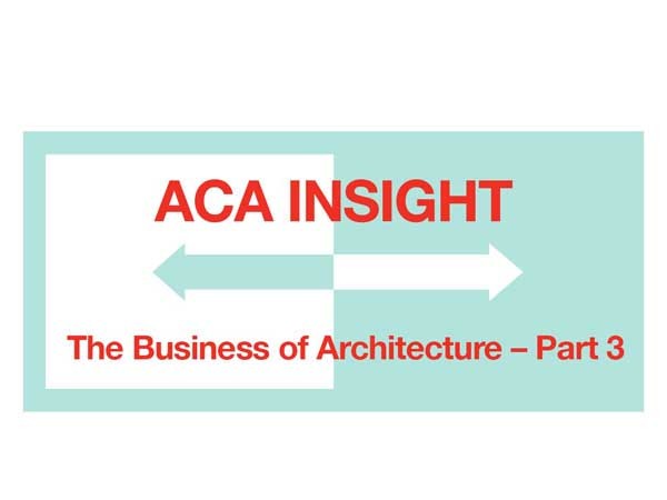 The webinar discusses important elements that make up an architectural business