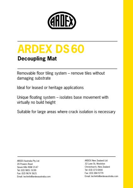 ARDEX DS 60 Decoupling Mat 