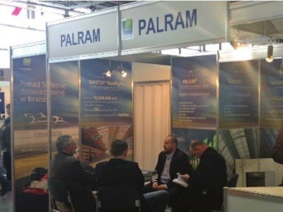 The Palram booth at the 2016 Budma Poland
