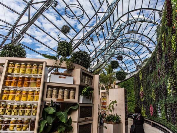 The Calyx is a world-class horticultural space built in the Garden
