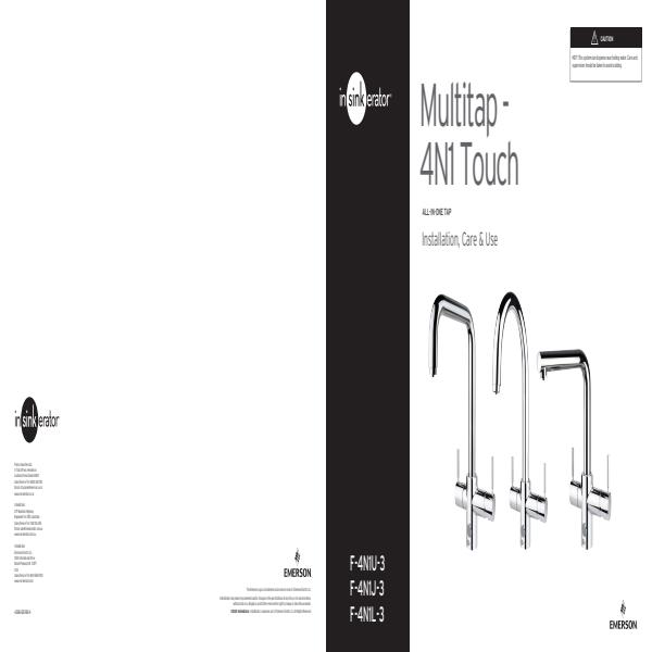 InSinkErator Multitap Installation Manual