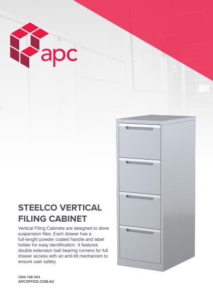 APC Steelco Vertical Filing Cabinet