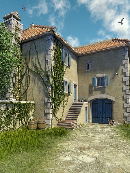 french house rendering